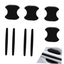 8PCS Car Door Handle Protector, Reflective Car Door Handle Bowl Stickers, Self