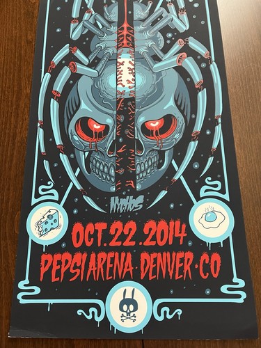Pearl Jam Official Concert Poster Denver CO Pepsi 10-22-2014 NYCHOS - Bild 3 von 10