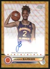 2022 Topps Chrome McDonald's All American Basketball Gold Wave Refractor Janiah Barker #CA-JBA