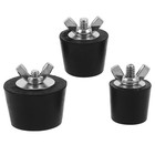 3 Pcs Skimmer Plug Pool Plugs for above Ground Drain Cap Assembly