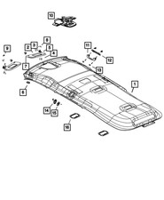 Genuine Mopar Coat Hook 1MG26HDAAB