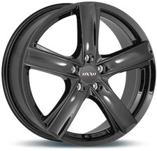 4x Alufelgen OXXO NOVEL BLACK gloss black 6x15 ET40 LK4 100 15 Zoll Felgen Alu