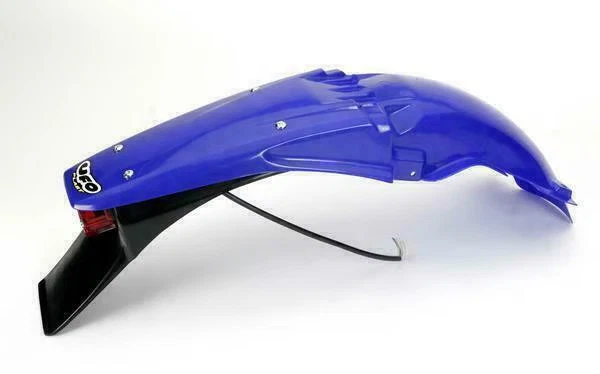 UFO Plastics Enduro Rear Fender with Light - Reflex Blue Motorcycle Dirt Bike - Image 2 of 4