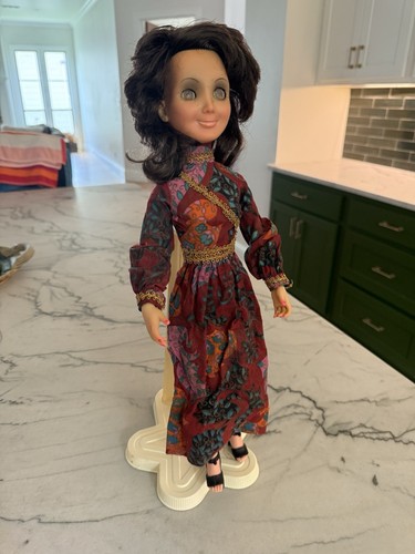 Vintage 1972 Hasbro Aimee 18" Fashion Doll Original Dress & Shoes Sleepy Eyes - Picture 1 of 13