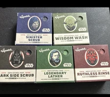 dr squatch soap STAR WARS disney  Set Of 5 Bars.