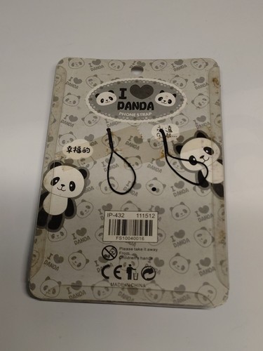 SANGLE TÉLÉPHONE J'ADORE PANDA - Photo 2 sur 4