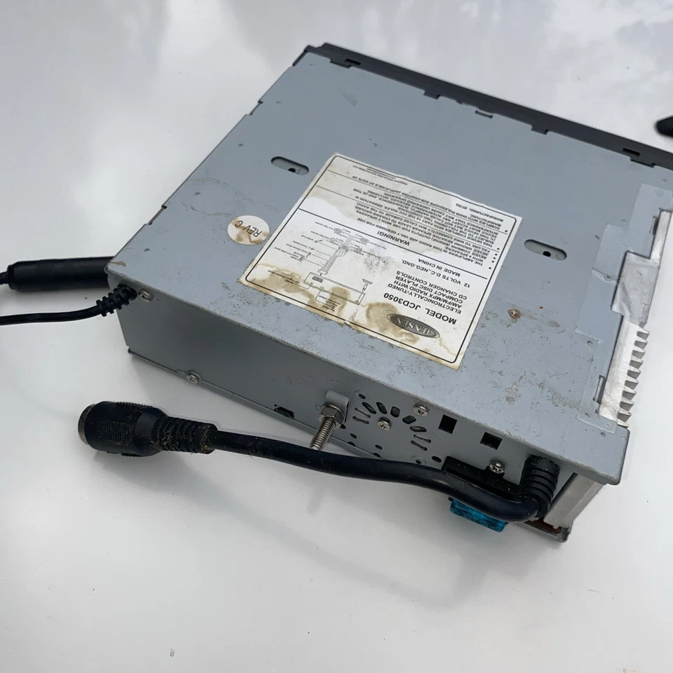 Radio MPX AM/FM Jensen JCD3050 con reproductor de discos compactos controles cambiador de CD Foto 3 de 4