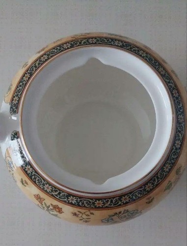 Wedgwood India Teapot L 1200ml Bone China Floral UK Tea Pot Used No Box F/S - Picture 6 of 9
