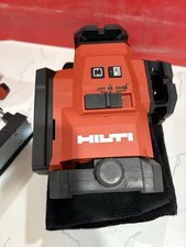 Used HILTI Nuron PM 50 MG 22 Laser 3 Sec self-leveling 3 lines Plumbing Leveling