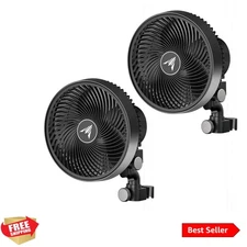 CLOUDRAY S9 2-Pack, Grow Tent Clip Fan 9” with Redesigned Long-Life EC Motor,...
