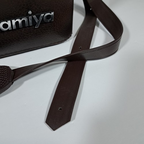 Mamiya original sac en cuir véritable étui rigide du JAPON bel état pls lire - Photo 8 sur 23
