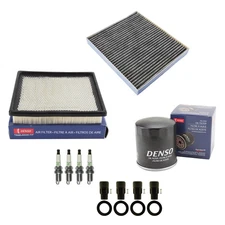 Denso Tune Up Kit NGK 4 Spark Plugs & Boots Kit for Avenger Sebring 200 2.4L L4