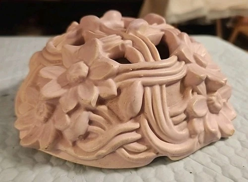 1920s Weller Pottery Lavonia Lavender Floral Flowerfrog Fresh Estate Find