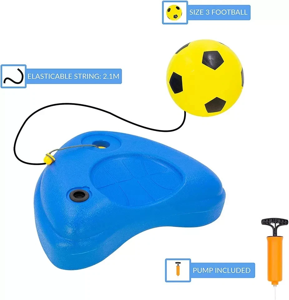 Reflex Football Swing Kids Soccer Ball Training Equipment Garden Beach Park Fun - Image 4 of 4