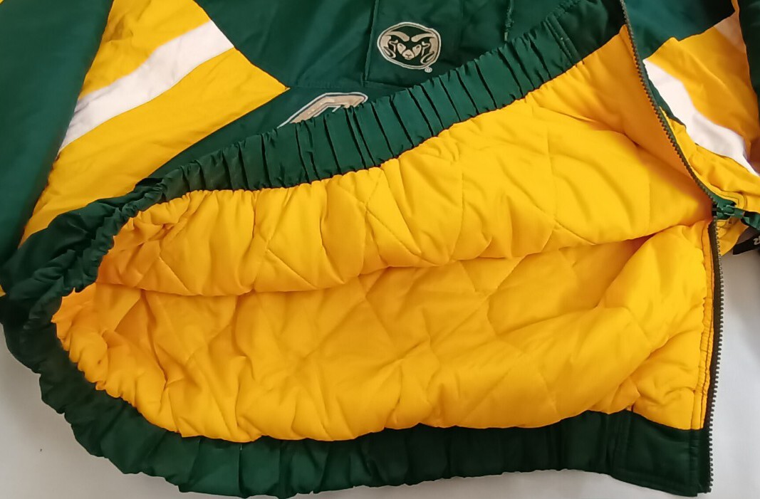 VINTAGE STARTER COLORADO STATE RAMS 1/2 ZIP WITH HOOD VINTAGE STARTER COLORADO STATE RAMS 1/2 ZIP WITH HOOD