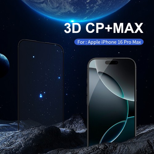 For iPhone 16 Pro/Max 3D CP+MAX HD Tempered Glass Full Coverage Screen Protector - Picture 42 of 47