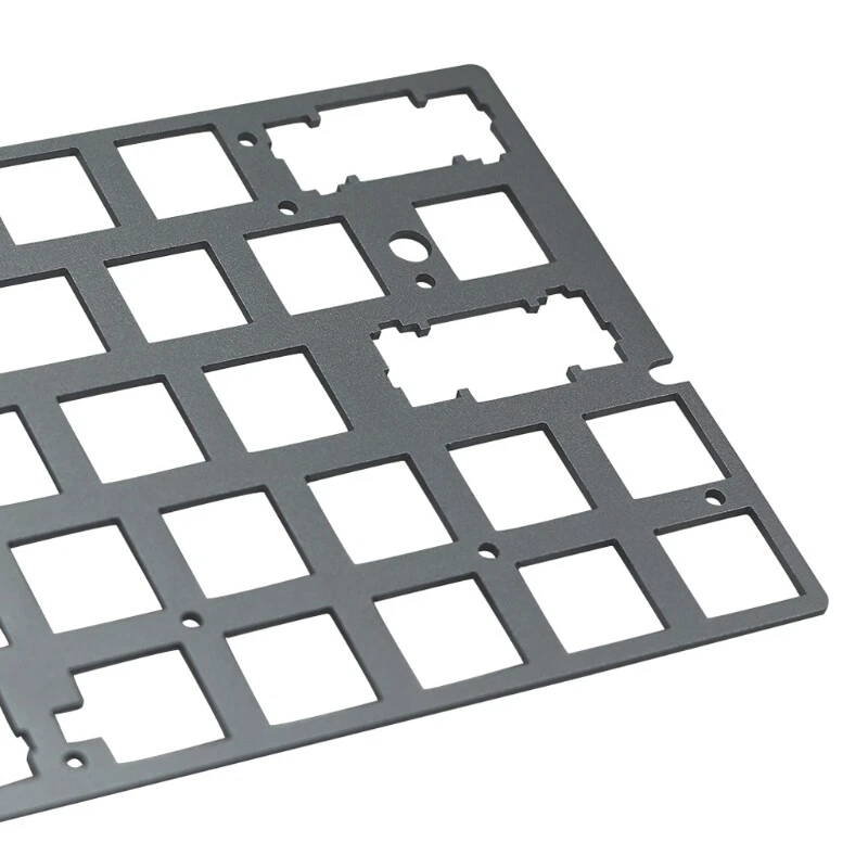 Mechanical Keyboard DIY CNC 60% Plate Anode Aluminum Drawing Concurrence