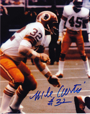 Autographed //Original Signed 8x10 Color Photo w// the Baltimore Colts Super Bowl V Mike Curtis