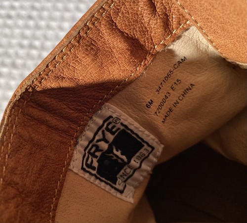 FRYE 3471055 ANNA Shortie Short Leather Pull On Ankle Boots $200 Camel Tan 6 M - Bild 2 von 11