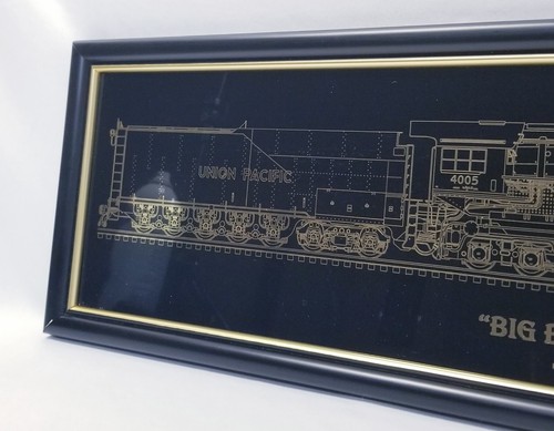 Motor de vapor Big Boy 4005 láser grabado Union Pacific de Larry Murchison DORADO - Imagen 17 de 24