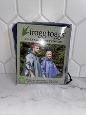 Frogg Toggs Adult Emergency Poncho in Color Blue New