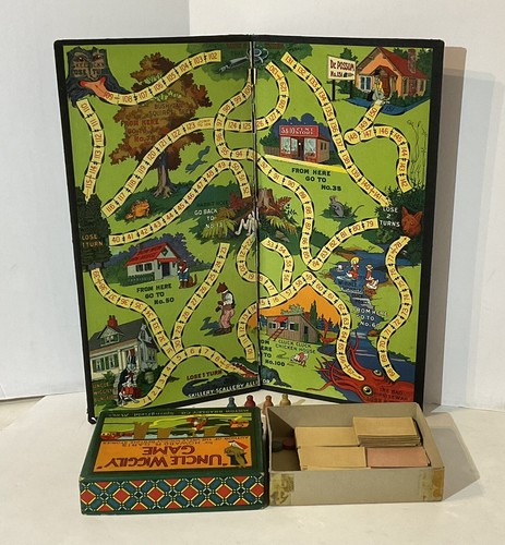 Early (1916?) Milton Bradley Uncle Wiggily Board Game by Howard Garis - Picture 7 of 12