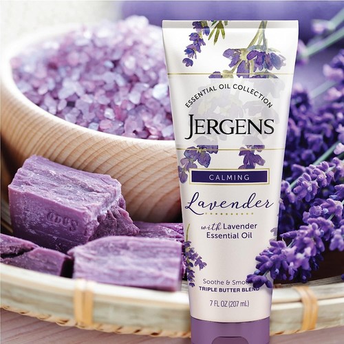 Jergens Hand & Body Lotion, Lavender Body Butter Moisturizing Lotion, 7 Oz - Picture 8 of 12