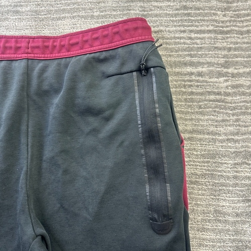 Nike Pants Mens Large Red Beetroot Black Tech Fleece Jogger CU4495 - Picture 5 of 12