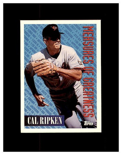 CAL RIPKEN JR. HUGE YOU U PICK SEE EVERY CARD 100,S HIGH GRADE CARDS ORIOLES - Picture 378 of 499