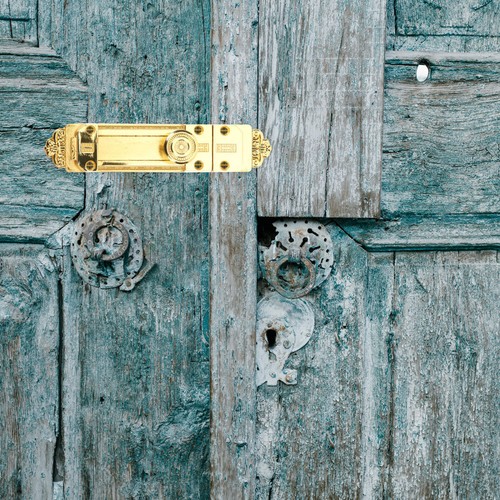 4pcs Door Bolt 5 Inch French Door Lock Zinc Alloy inside door latches lock - Picture 5 of 12