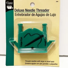Dritz 256 Deluxe Needle Threader , Green
