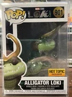 Alligator Loki 901 Hot Topic Exclusive Funko PoP! Marvel FREE PROTECTOR