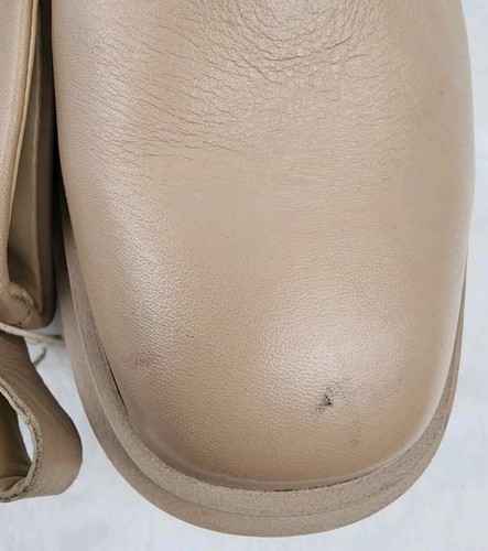 Sam Edelman Larina Beige Boot Sz 8 Waterproof Platform Knee High - Picture 7 of 9