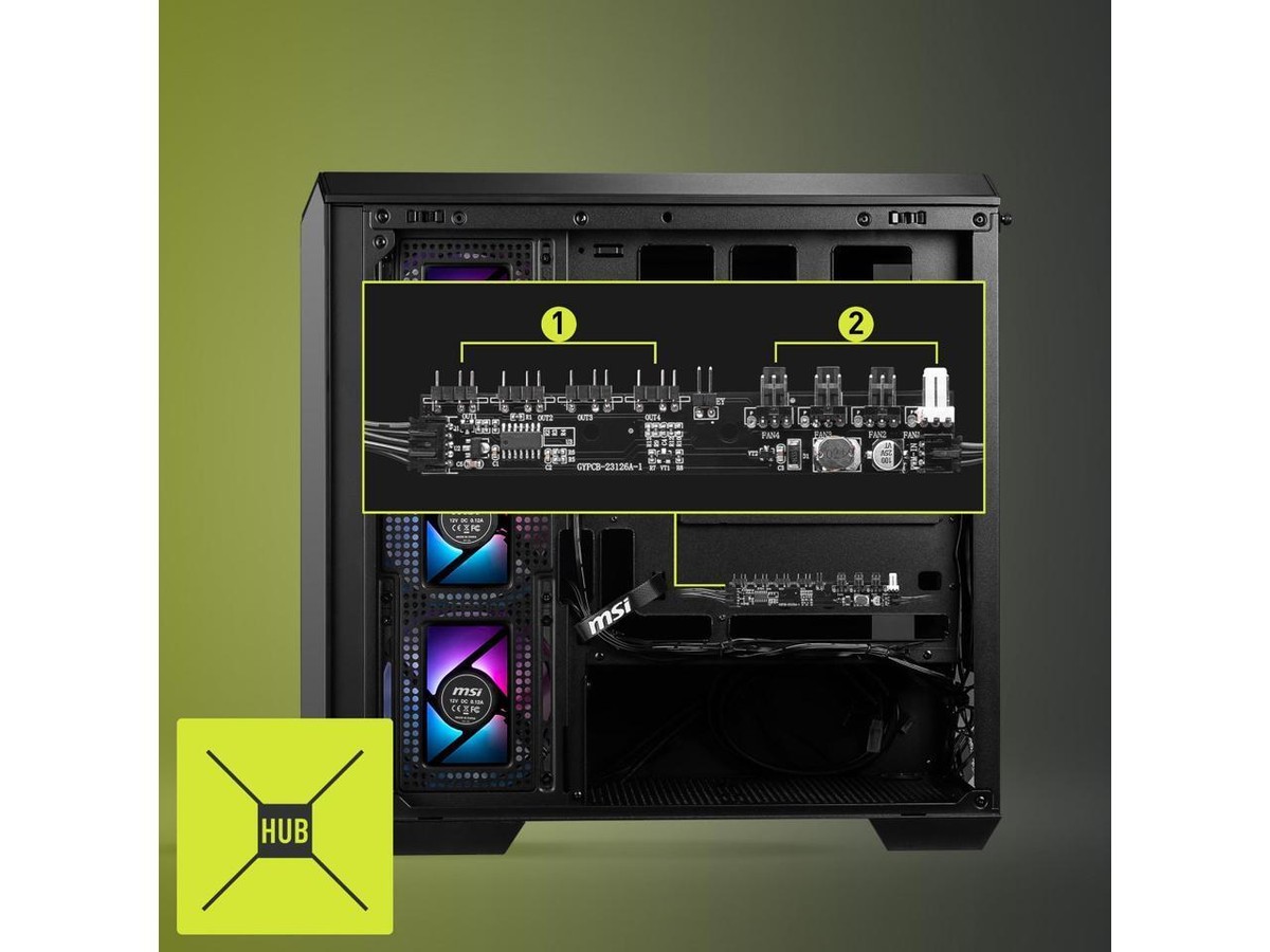 MSI MAG PANO M100R PZ Black Micro ATX Gaming Case, Support MSI MAG PANO M100R PZ Black Micro ATX Gaming Case, Support