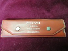 9711 Starrett Radius Gage Gauge Kit S167D S167 D 1//32/" to 1//2/" NOS w// box