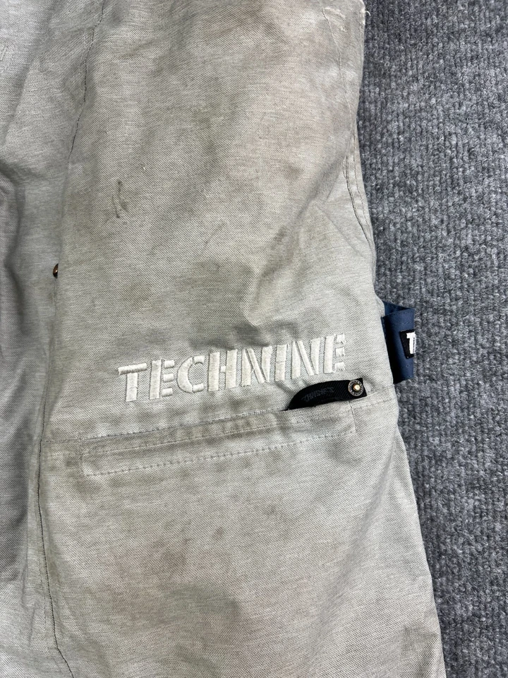Technine Snowboard Pants Men's Large Gray Belted Waterproof Pockets - Image 2 of 4