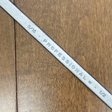 Proto Wrench Slim Thin Double Opens End #3426 1/2" x 9/16" Made in USA 5