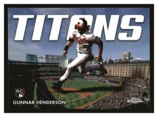 2023 Topps Chrome Update #CT-12 Gunnar Henderson RC Rookie (A)