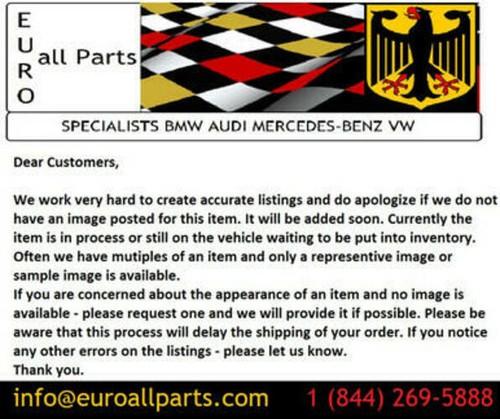 1) DH -3 BMW 51117111743 OEM Used License Bracket FRONT BUMPER REHAU 114609 15 - Foto 12 di 13