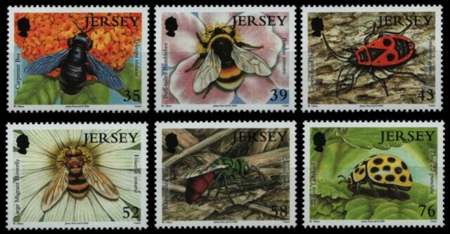 Jersey 2008 - Mi-Nr. 1371-1376 ** - MNH - Insekten / Insects Jersey 2008 - Mi-Nr. 1371-1376 ** - MNH - Insekten / Insects