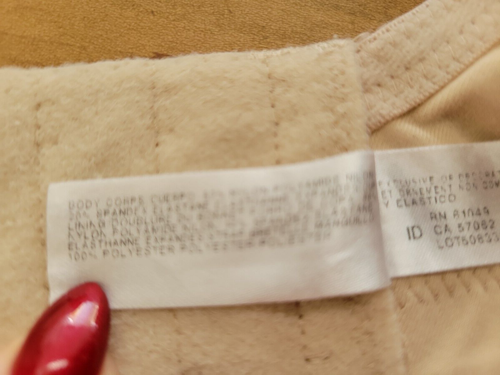 Wacoal Awareness Full Figure Seamless Wireless Bra size 36DD Beige Floral Lace - Picture 11 of 12