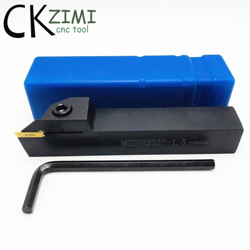 10Pcs 1.5mm Carbide Insert & MGEHR2020-1.5 Parting Off Turning Holder Tool - Picture 3 of 4