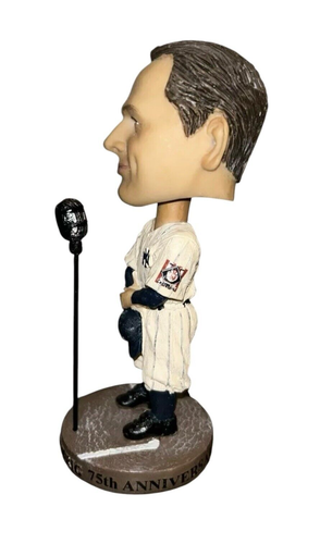 NY YANKEES LOU GEHRIG LIMITED ED. BOBBLEHEAD FIGURE LUCKIEST MAN SPEECH SGA 2014 - Picture 13 of 16