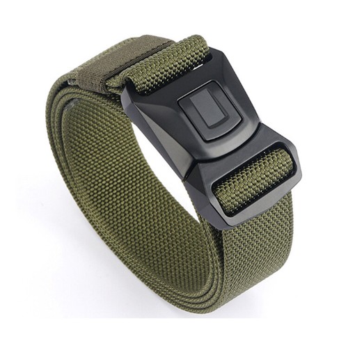 Quick Button Release Buckle Military Belt Strap Tactical Rigger Waistband - Picture 14 of 31