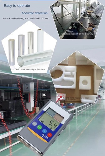 Handheld Electrostatic Tester (+/-) 1.49Kv Digital Test Field Strength Fmx-003 - Bild 6 von 6