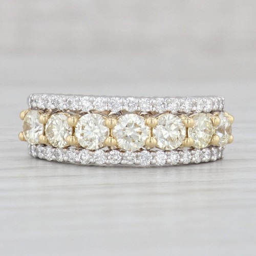 Neu Allison Kaufman 1.64ctw Diamantring 14k Gold Größe 6.75 Stapelbar Jubiläum - Bild 2 von 9