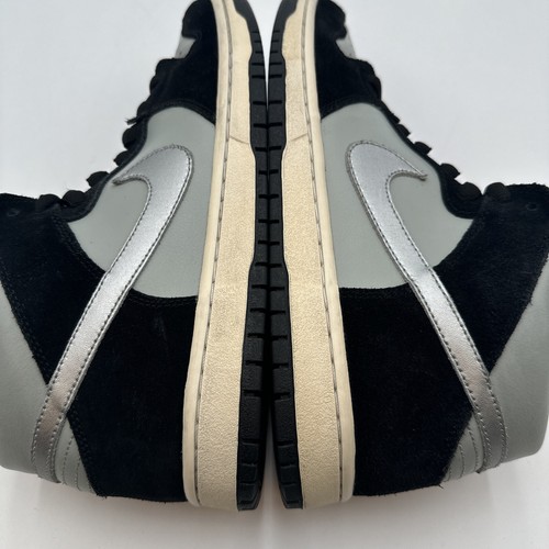 Nike Dunk Pro Sb Mid Black Silver Sample 2011 Size 10.5 Used 314383-009 - Picture 9 of 19
