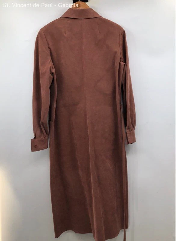 Vestido largo para mujer Mollie Paris rosa malva con cinturón - talla mediana Foto 4 de 4