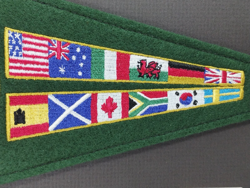Vintage 2002 Bethpage Black U.S Golf Open Pennant Matching Pin Framed Souvenir - Picture 6 of 18