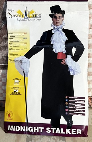 Midnight Stalker Vampire Costume Size Adult Standard